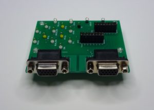 VGA信号プローブボード