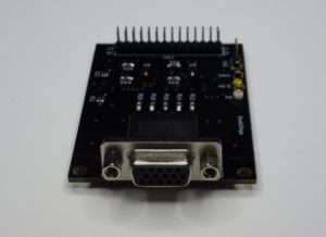 RGB555対応、VGAコネクタボード